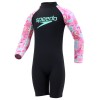 Completo Bambino Speedo Combofit Springsuit Multisport Neoprene Black-Pink Splash Età 2 - 4 - 6